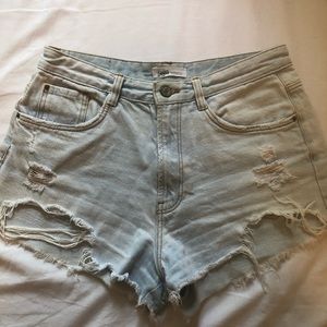 Zara denim shorts